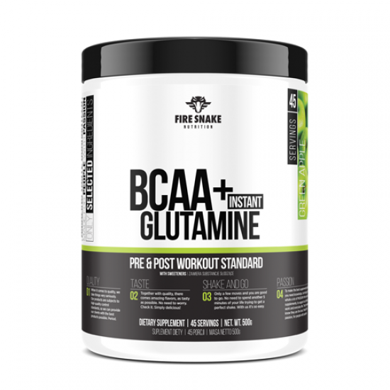 FIRESNAKE BCAA + GLUTAMINE 500G