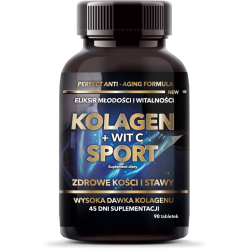 KOLAGEN TABLETKI + WIT C SPORT 90 TABLETEK