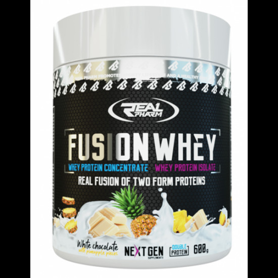 REAL PHARM FUSION WHEY 600G 50/50 WPI WPC